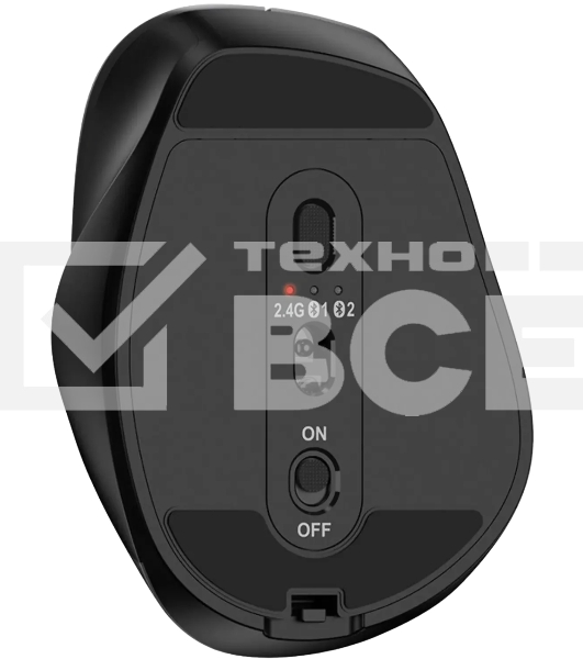 Мышь беспроводная Genius Ergo 9000S черный, 2400 dpi, радиоканал, Bluetooth, USB, кнопки - 6