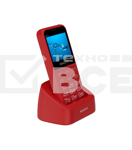 Мобильный телефон Maxvi B231ds красный