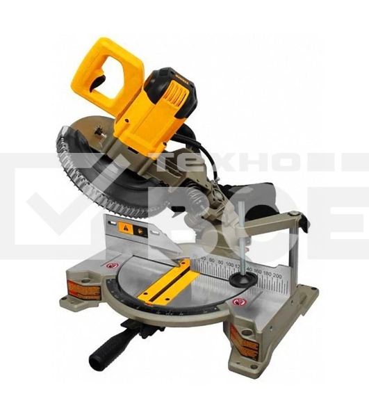 Торцовочная пила DeWalt DW714 1650Вт,4600 об/мин,254x30 мм,рез 89 мм