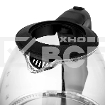 Чайник электрический BRAYER BR6106, 1100 Вт, 1 л, стеклянный, автоотключение, подсветка, черный, фото5