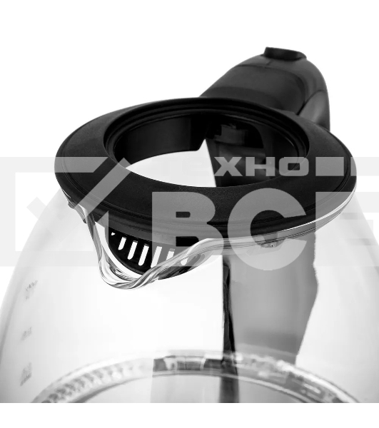 Чайник электрический BRAYER BR6106, 1100 Вт, 1 л, стеклянный, автоотключение, подсветка, черный