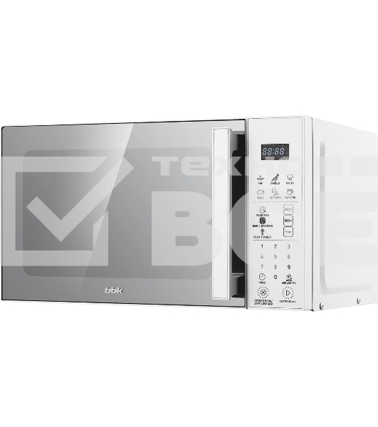 Микроволновая печь BBK 20MWS-805S/W белый, 20 л, 800 Вт, переключатели - сенсор