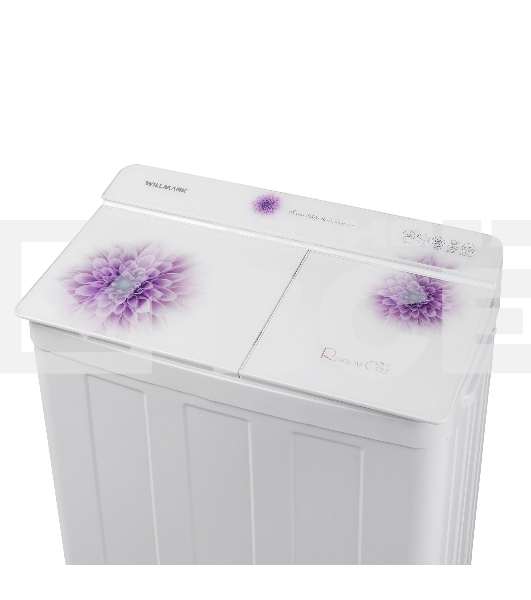 Стиральная машина Willmark WMS-75G (п/автомат, стир/отж 7.5кг/5.0кг, 1350об./мин.,стекл.крыш, насос)