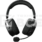 Наушники с микрофоном GMNG GG-HS405W черный мониторные BT/Radio/3.5mm оголовье, фото 1