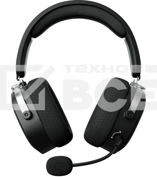 Наушники с микрофоном GMNG GG-HS405W черный мониторные BT/Radio/3.5mm оголовье