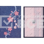 Блокнот Moleskine LIMITED EDITION SAKURA LESU08MM710BOX Pocket 90x140мм, обложка текстиль, 160 страниц, линейка, подарочная коробка, синий, 2025, фото8