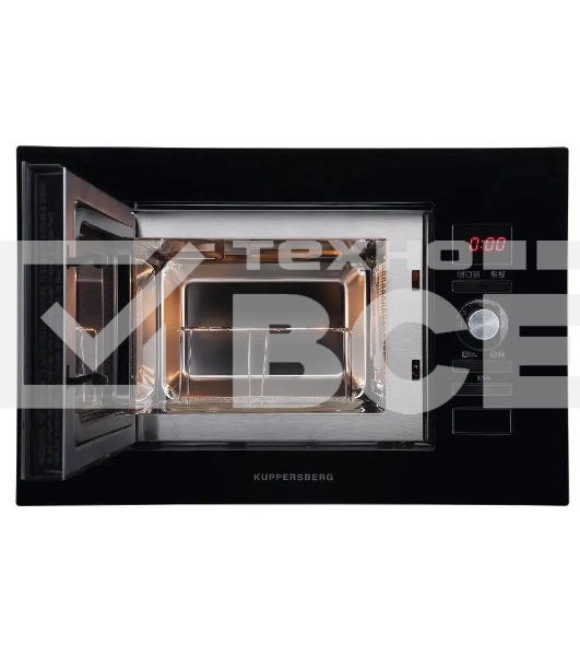 Встраиваемая микроволновая печь Kuppersberg HMW 625 B 20 л, High-Tech, 800 Вт, черный