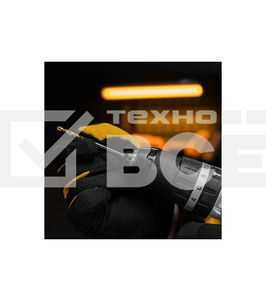 Сверло спиральное по металлу Denzel 4 x 75мм, Р6М5, Golden Tip