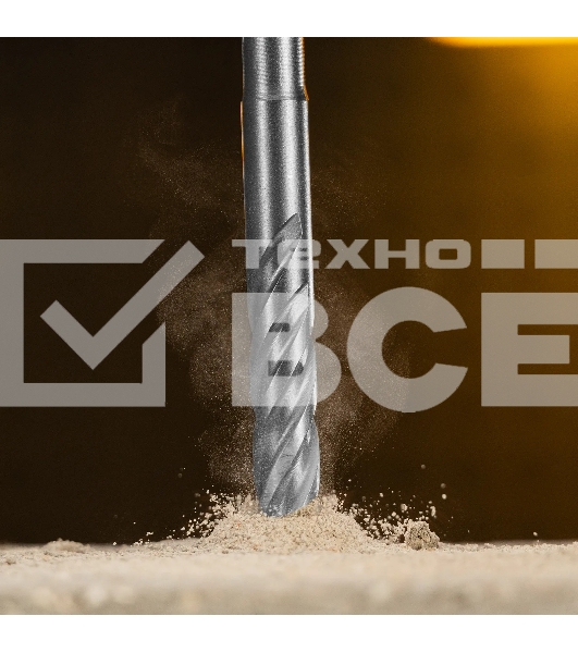 Бур по бетону Denzel цельная крестовая пластина, 12x165 мм, SDS PLUS