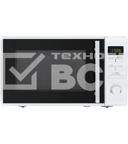 Микроволновая печь Maunfeld MFSMO.20.7TWH белый, 20 л, 700 Вт, переключатели - поворотный механизм/кнопки