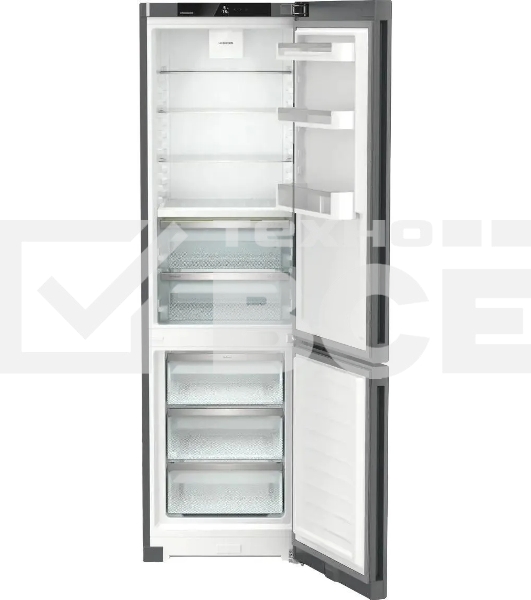 Холодильники Liebherr CBNdgc 5723-20 001 Plus темно-серый двухкамерный 255/94л морозилка снизу