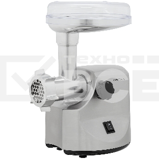 Мясорубка электрическая Krona Wolf Metall серый, 1800 Вт, 2.8 кг/мин, реверс, металлический лоток, насадки - 5