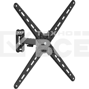 Кронштейн для телевизора Ultramounts UM957 черный 13'-55' макс.25кг настенный поворот и наклон