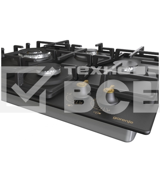 Газовая варочная панель Gorenje GW6D42CLB черный