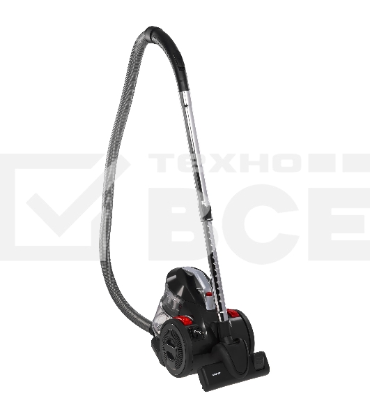 Пылесос Centek CT-2523 черный/красный, 420/2400 Вт, уборка сухая, пылесборник контейнер 3.5 л