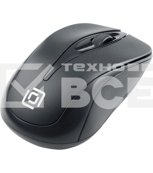 Мышь беспроводная Oklick 675MW черный, 800 dpi, радиоканал, USB, кнопки - 3