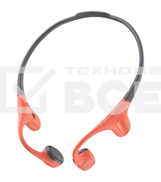 Наушники Mojawa Aerra Activa ENC черно-оранжевый, костная проводимость, Bluetooth, до 8 ч