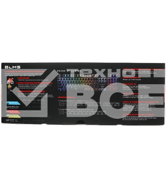 Клавиатура A4Tech Bloody S510RP механическая черный USB for gamer LED