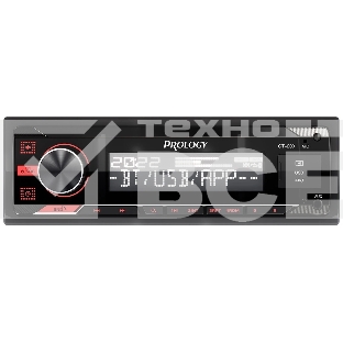 Автомагнитола Prology GT-200, 1 DIN, Bluetooth, USB Type-A, AUX, пульт ДУ