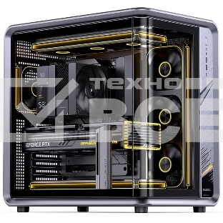 Корпус Jonsbo Jonsplus BO400CG, Midi-Tower, серый