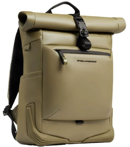 Рюкзак мужской Piquadro Corner 2.0 CA6291C2OW/VE3 роллтоп фисташковый полиуретан