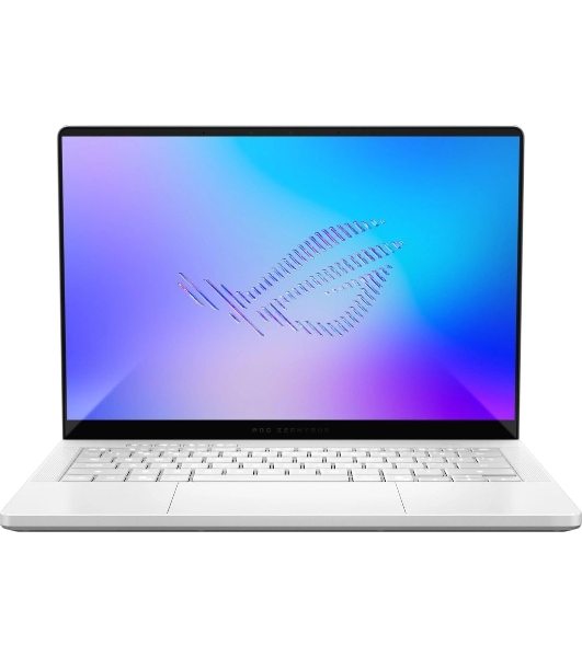 Ноутбук ASUS ROG Zephyrus G14 GU405AW-SY024W/14'/OLED/Intel Core Ultra 9 386H/32Gb/1Tb SSD/NVIDIA GeForce RTX 5080/Windows 11 Home/белый/1.57kg