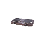 Плита настольная электрическая Centek CT-1507 Siberia коричневый, 2 кВт, ТЭН, конфорки - 2, эмаль, поворотные переключатели, фото 1