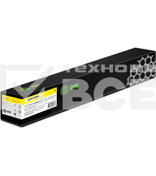 Картридж лазерный Cactus CS-PH7750Y 106R00655 желтый (22000 стр.) для Xerox Phaser 7750