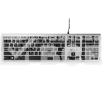 Клавиатура Oklick 890S проводная, USB, серый/черный, фото 1