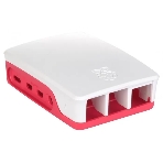 Компьютерный корпус Qumo ABS Plastic, Raspberry Pi 4, White+Red(RS030), фото 1
