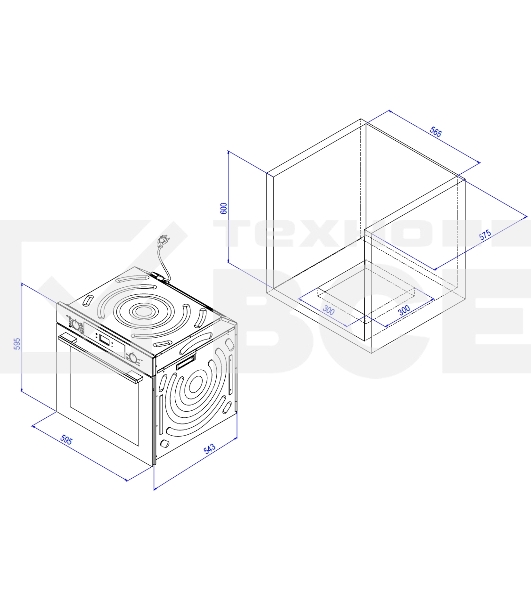Духовой шкаф Weissgauff WGO 702 White Glass