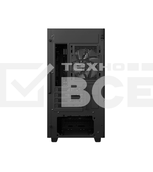 Компьютерный корпус Deepcool CH360 без БП, боковое окно (закаленное стекло), 2x140мм ARGB LED вентилятор спереди и 1x120мм ARGB LED вентилятор сзади, черный, mATX