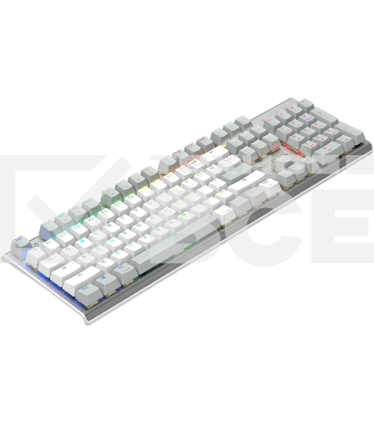 Клавиатура A4Tech Fstyler FS100 Neon проводная, USB, серый/белый
