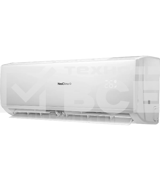 Кондиционер сплит-система настенного типа NeoClima NS/NU-HAL12F 12000 BTU, 35 м², 31/42 дБ, охлаждение, обогрев, осушение, белый (2 коробки)