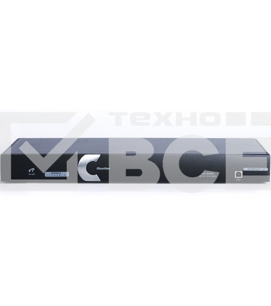 Аудиоплатформа ClearOne Interact AT POTS + AMP. Вх.: 2xRCA, 1xRCA, до 3 x блоков по шине Link (микрофон Interact Mic/блок на 3 микр. входа Interact Mic EX). Вых.: 2xRCA, 1xRCA, 2х5Вт. Управл.: LAN, RS232. Din-8pin (VISCA для камеры). (910-154-010)