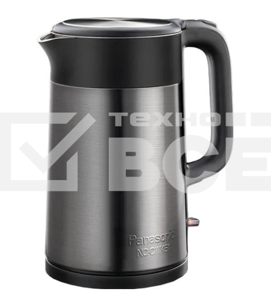 Чайник электрический Panasonic NC-CWK51 1.7л. 1500Вт нержавеющая сталь/черный корпус: полупропилен/нержавеющая сталь