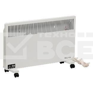 Конвектор HINTEK Standart 1500 04.05.01.214596 белый, 1500 Вт, 25 м2, термостат