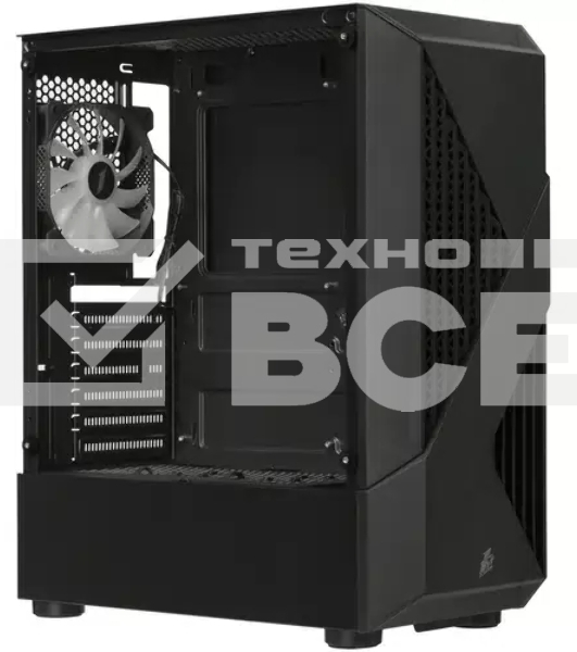 Компьютерный корпус 1STPLAYER FIREROSE F3-A Black / ATX, TG / 4x120mm LED fans inc. / F3-A-BK-4F1