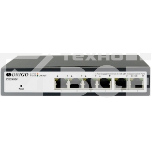 Коммутатор Smart Managed L2 PoE Switch 4 x 1000Base-T PoE+, 2 x 1000Base-T, PoE-60W budget