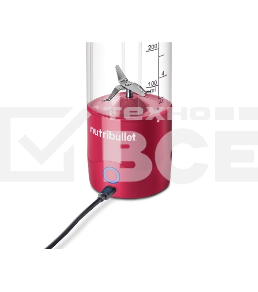 Блендер портативный Nutribullet NBP003MA, красный