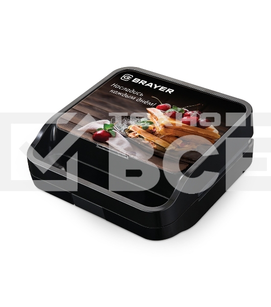Вафельница BRAYER BR2306 850 Вт, 3 в 1