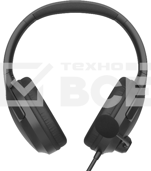 Наушники с микрофоном A4Tech Fstyler FH280U черный 2м мониторные USB оголовье