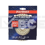 Круг PATRIOT алмазный гибкий шлифовальный АГШК Ø100 мм P400 - вод.охл., фото3