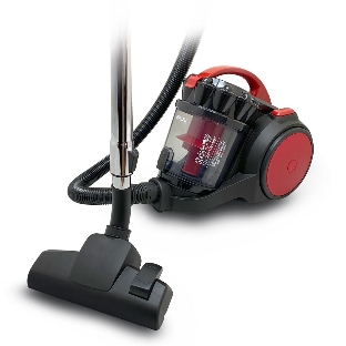 Пылесос Ginzzu VS435 черный/красный, 440/2400 Вт, уборка сухая, пылесборник контейнер 4 л