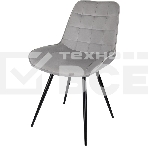 Стул для дома Бюрократ CH-K2_4 комплект 4 шт св. серый Holland 09 металл черный на ножках (CH-K2_1/HL09_4), фото7