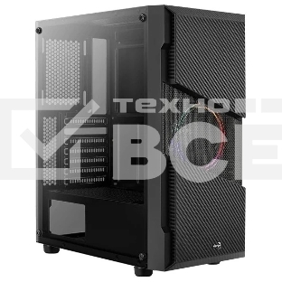 Компьютерный корпус Aerocool  / Formula Menace Saturn FRGB-G-BK-v1 черный без БП ATX 4x120mm 2xUSB2.0 1xUSB3.0 audio bott PSU