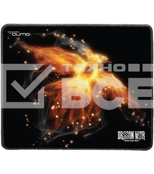 Игровой коврик Qumo Phoenix для мыши, 280x230x3 мм