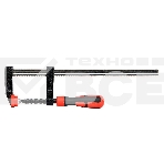 Струбцина F-образная усиленная Deli DL110525Z 250x50 мм, макс. усилие зажима 2000N, резьба 12мм, фото3