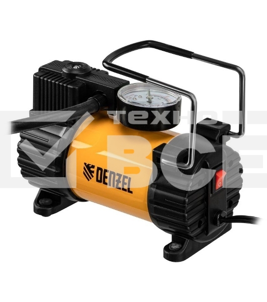Компрессор автомобильный Denzel AC-37, 12 В, 7 атм 37 л/мин, 58055