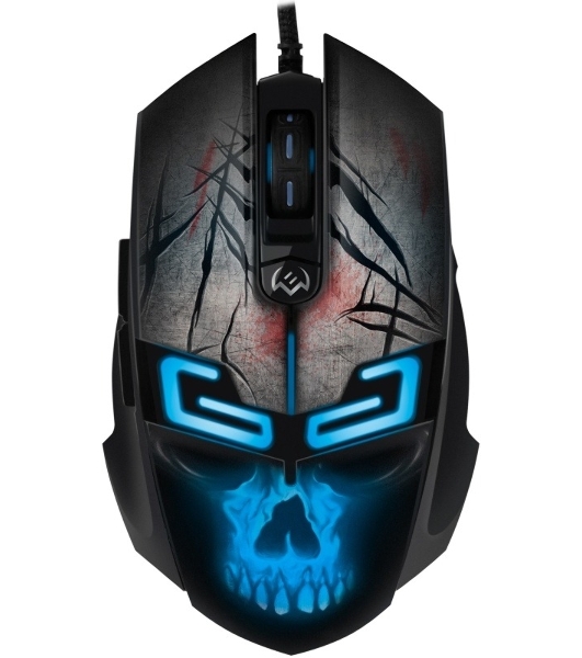 Мышь проводная SVEN RX-G805 черный, 8000 dpi, USB, кнопки - 6